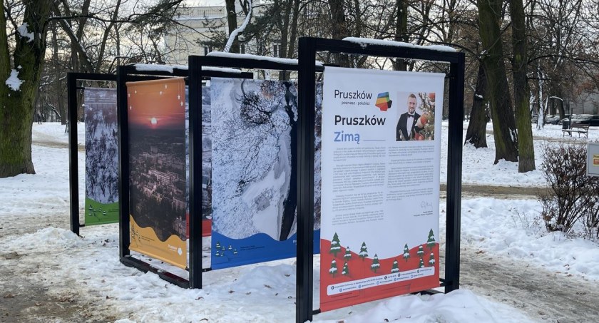 wystawy, Wystawa Parku Kościuszki „Pruszków Zimą” - zdjęcie, fotografia