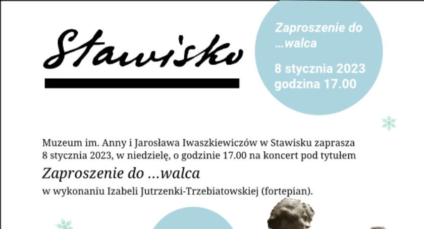 koncerty, Muzeum Stawisku zaprasza koncert tytułem Zaproszenie walca - zdjęcie, fotografia