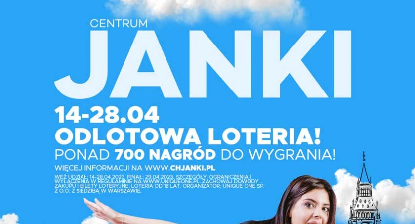 konkursy plebiscyty, Odlotowa Loteria Centrum Janki - zdjęcie, fotografia