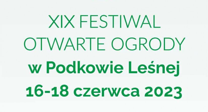 koncerty, Festiwal Otwarte Ogrody Podkowie Leśnej termin zgłoszeń - zdjęcie, fotografia