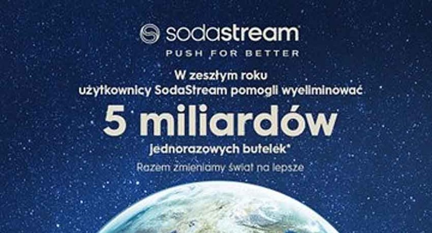 zdrowie, SodaStream informuje wyeliminowaniu miliardów plastikowych butelek jednorazowego użytku dzięki swojej kampanii ekologicznej - zdjęcie, fotografia