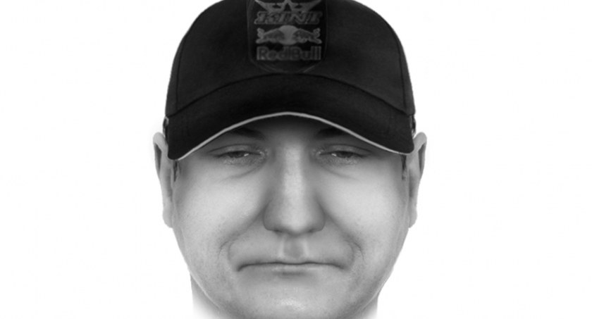 Portret pamięciowy poszukiwanego mężczyzny