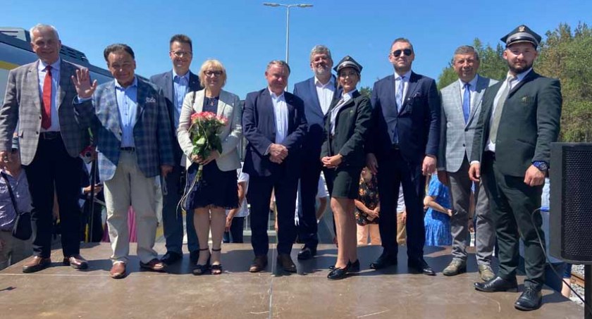 komunikacja, Powrót pociągów trasę Ostrołęka Chorzele - zdjęcie, fotografia
