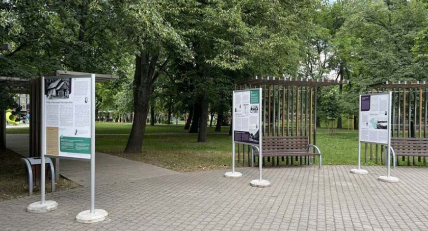 edukacja, Wystawa plenerowa konspiracji Działalność Wojskowej Służby Kobiet” - zdjęcie, fotografia