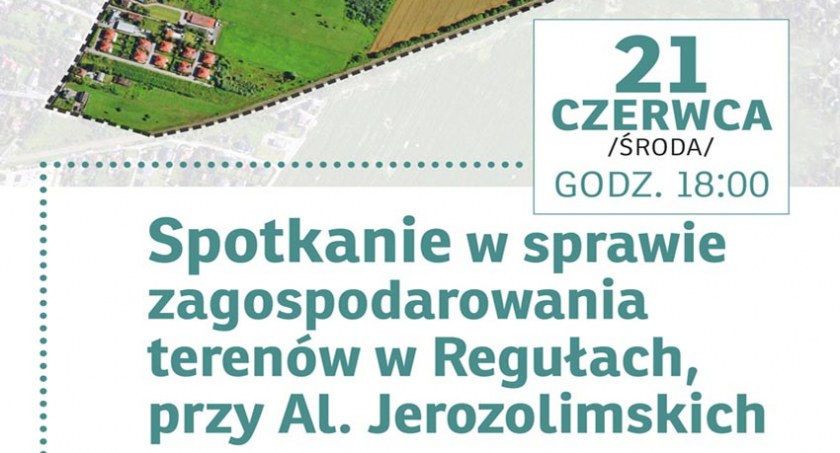 urzędy i administracja , Spotkanie sprawie zagospodarowania terenów Regułach Jerozolimskich - zdjęcie, fotografia