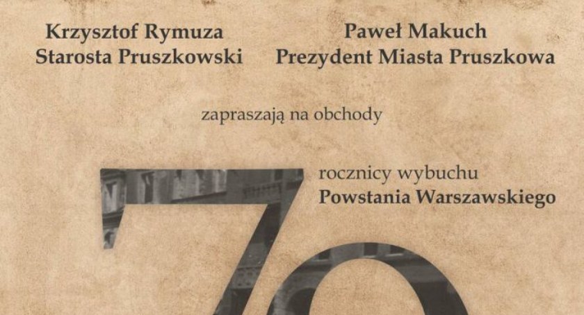święta kościelne i państwowe , rocznica wybuchu Powstania Warszawskiego obchody Pruszkowie - zdjęcie, fotografia