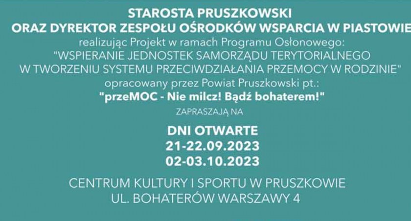 akcje charytatywne , „Dni Otwarte” Centrum Kultury Sportu Pruszkowie - zdjęcie, fotografia