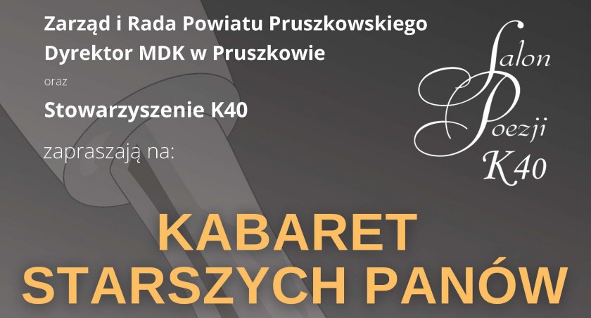 koncerty, Salon Poezji powraca Kabaretem Starszych Panów - zdjęcie, fotografia