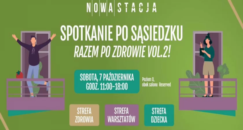 powiat , Spotkanie sąsiedzku „Razem zdrowie - zdjęcie, fotografia