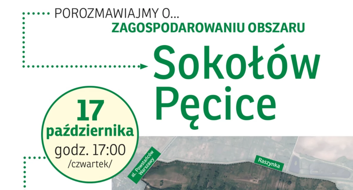 urzędy i administracja , Porozmawiajmy zagospodarowaniu obszaru Pęcice Sokołów - zdjęcie, fotografia
