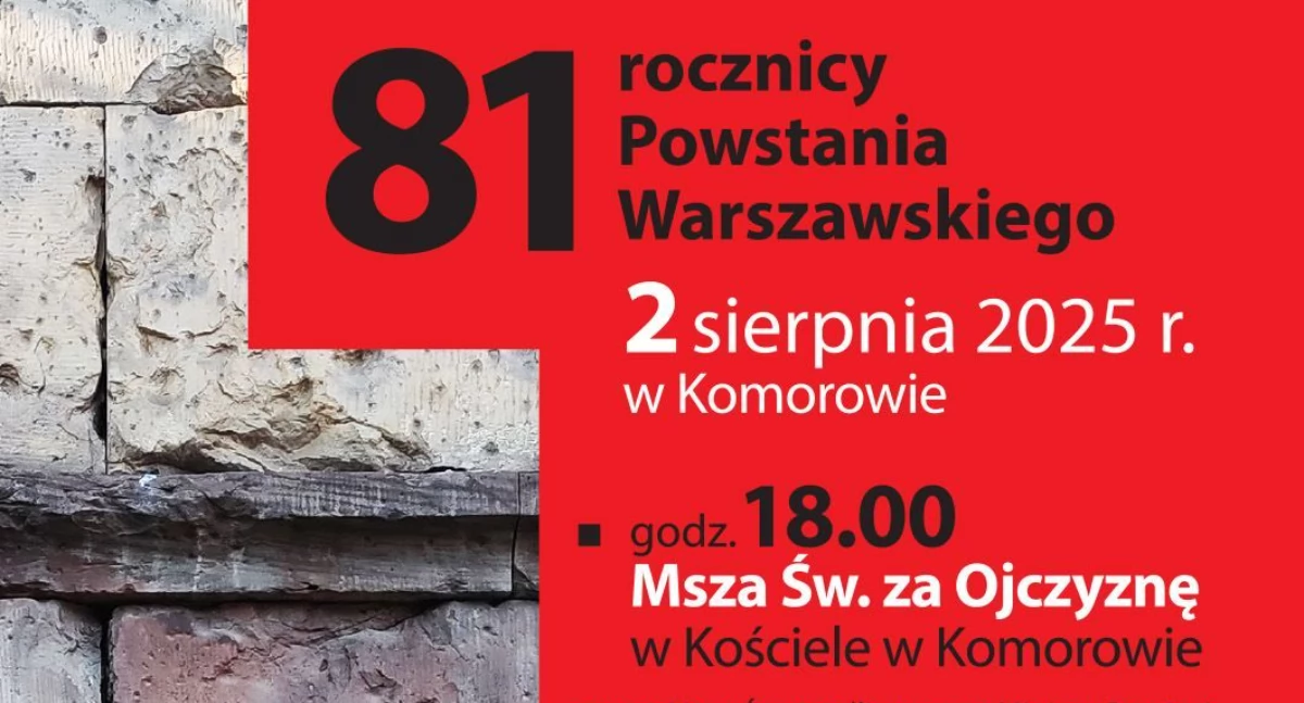 święta kościelne i państwowe , Obchody Rocznicy Powstania Warszawskiego Komorowie - zdjęcie, fotografia