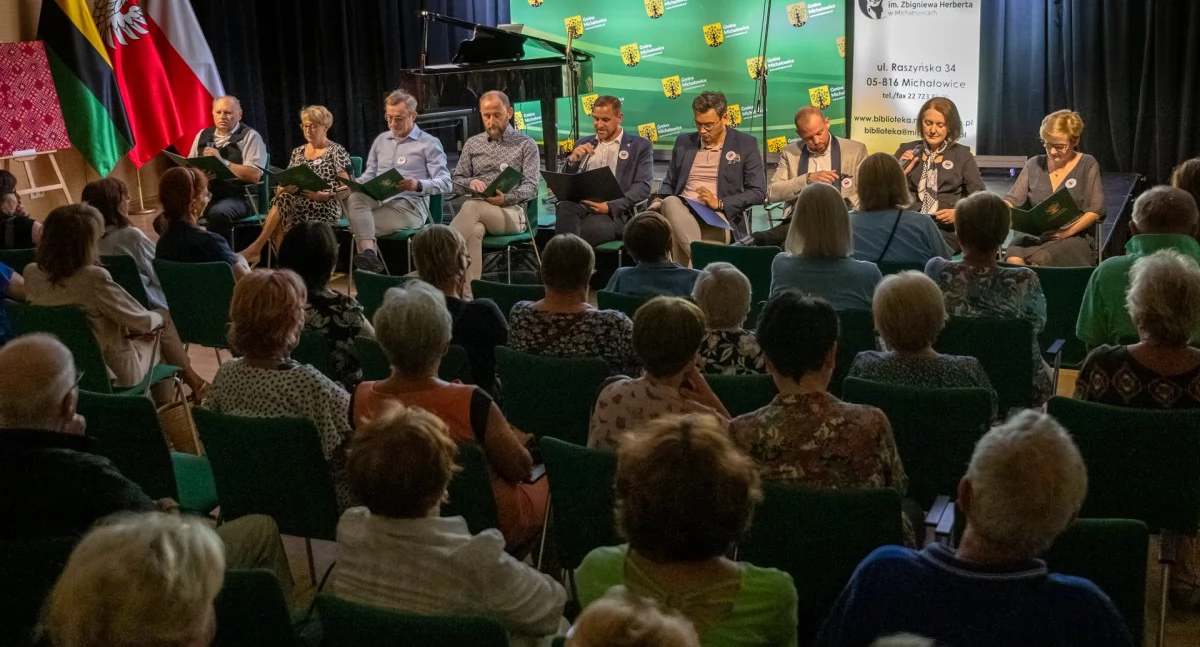 koncerty, Wieczór muzyką literaturą gminie Michałowice - zdjęcie, fotografia