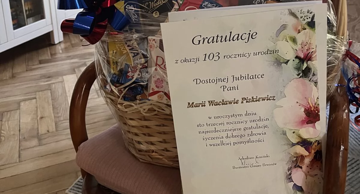 urzędy i administracja , Kolejne urodziny stulatki mieszkanki Brwinowa - zdjęcie, fotografia