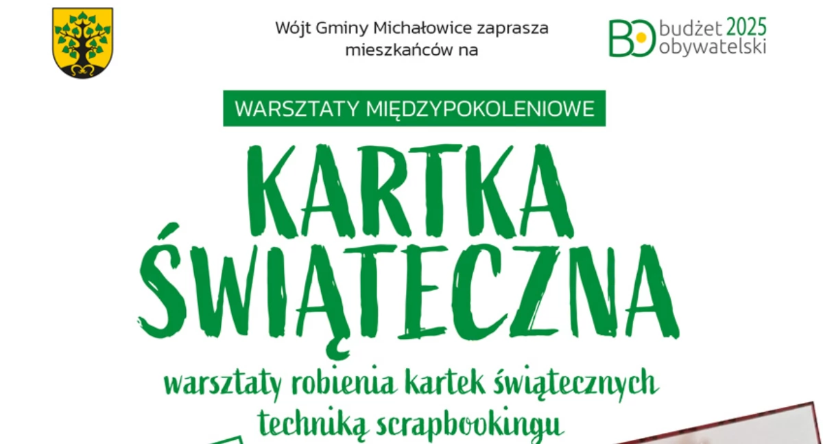 Warsztaty kreatywne "Scrapbooking" w gminie Michałowice