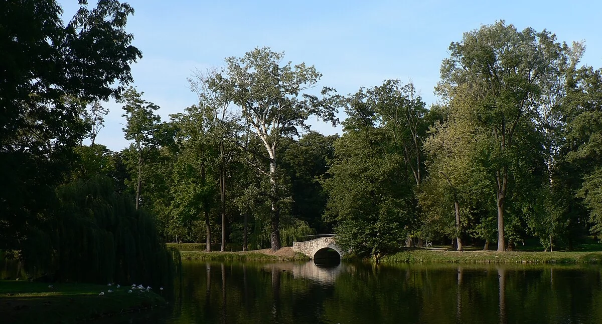 urzędy i administracja , Prace Parku Potulickich nadzorem Konserwatora Zabytków - zdjęcie, fotografia