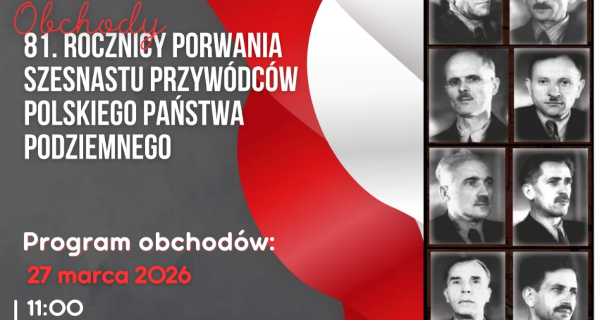 edukacja, rocznica porwania Szesnastu Przywódców Polskiego Państwa Podziemnego Pruszkowie - zdjęcie, fotografia