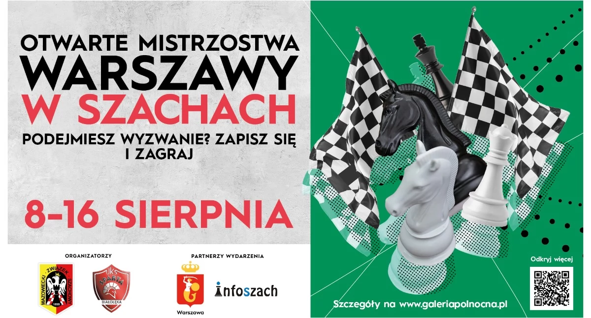 sport szkolny, Otwarte Mistrzostwa Warszawy Szachach Galerii Północnej - zdjęcie, fotografia