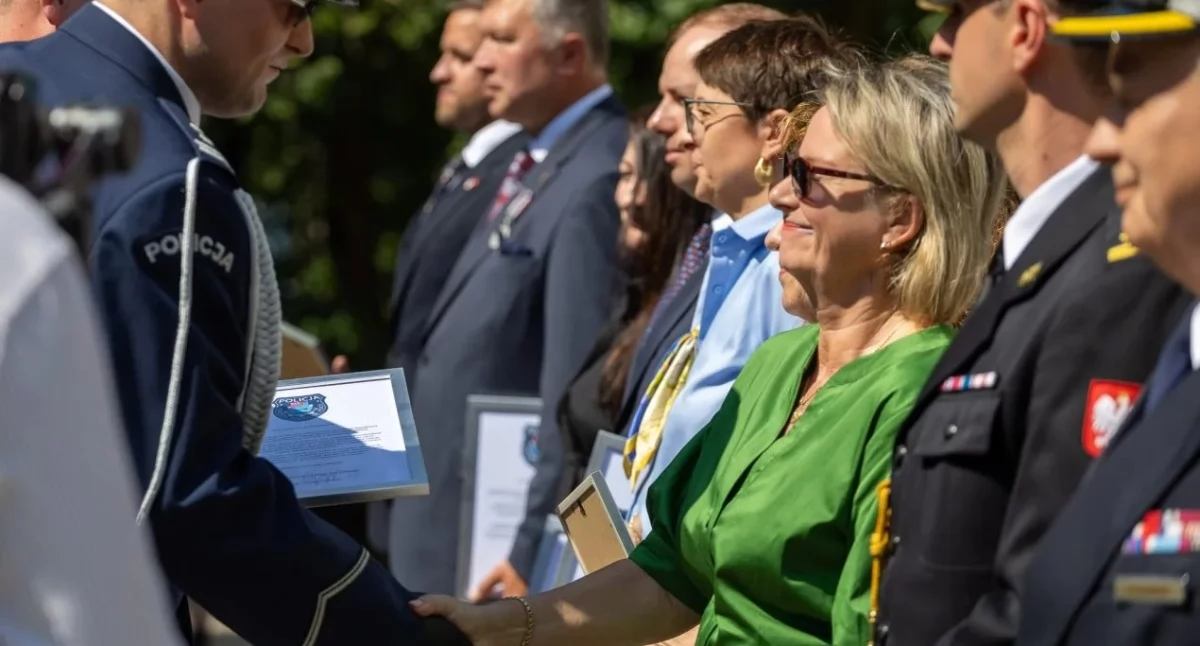powiat , Powiatowe obchody Święta Policji Podziękowania owocną współpracę - zdjęcie, fotografia