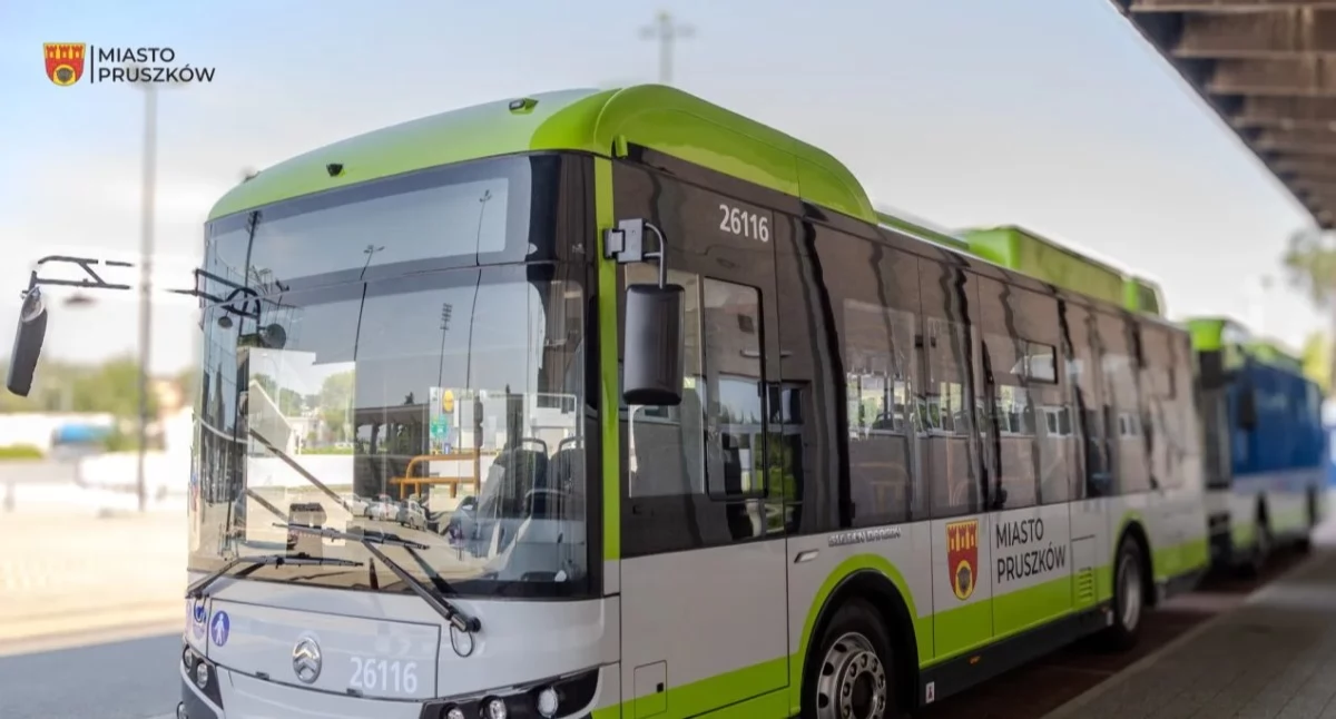 komunikacja, Powrót autobusowej linii Pruszkowie - zdjęcie, fotografia