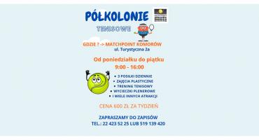 Półkolonie tenisowe  z Matchpoint
