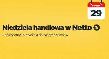 Sklepy Netto otwarte w niedzielę