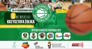 VI Memoriał Krzysztofa Żolika w koszykówce chłopców - Pruszków 25-27 października 2024 r.