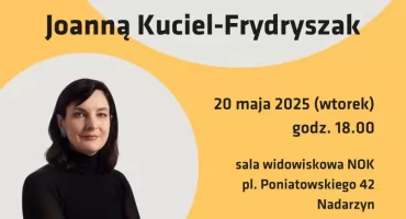 Spotkanie autorskie z Joanną Kuciel-Frydryszak w NOK
