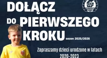 Zrób pierwszy krok w stronę piłkarskiej kariery - Znicz Pruszków ogłasza nabór do programu „Pierwszy Krok” – sport od najmłodszych lat