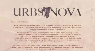 Pruszków wznawia tradycję nagrody URBS NOVA