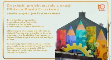 Znamy zwycięski projekt muralu z okazji 110-lecia Miasta Pruszkowa!