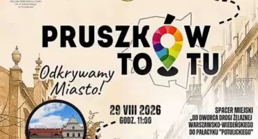 Spacer po Pruszkowie w sobotę 29.08.2026 o godz. 11.00